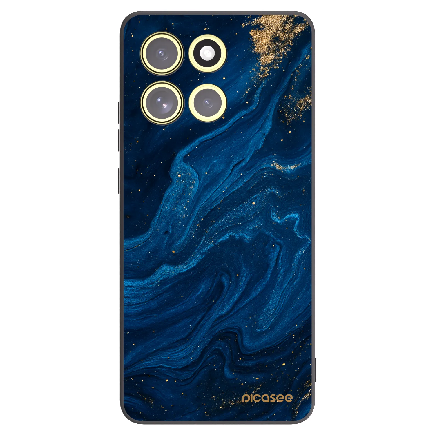 Picasee silikónový čierny obal pre Motorola Moto G86 5G - Blue