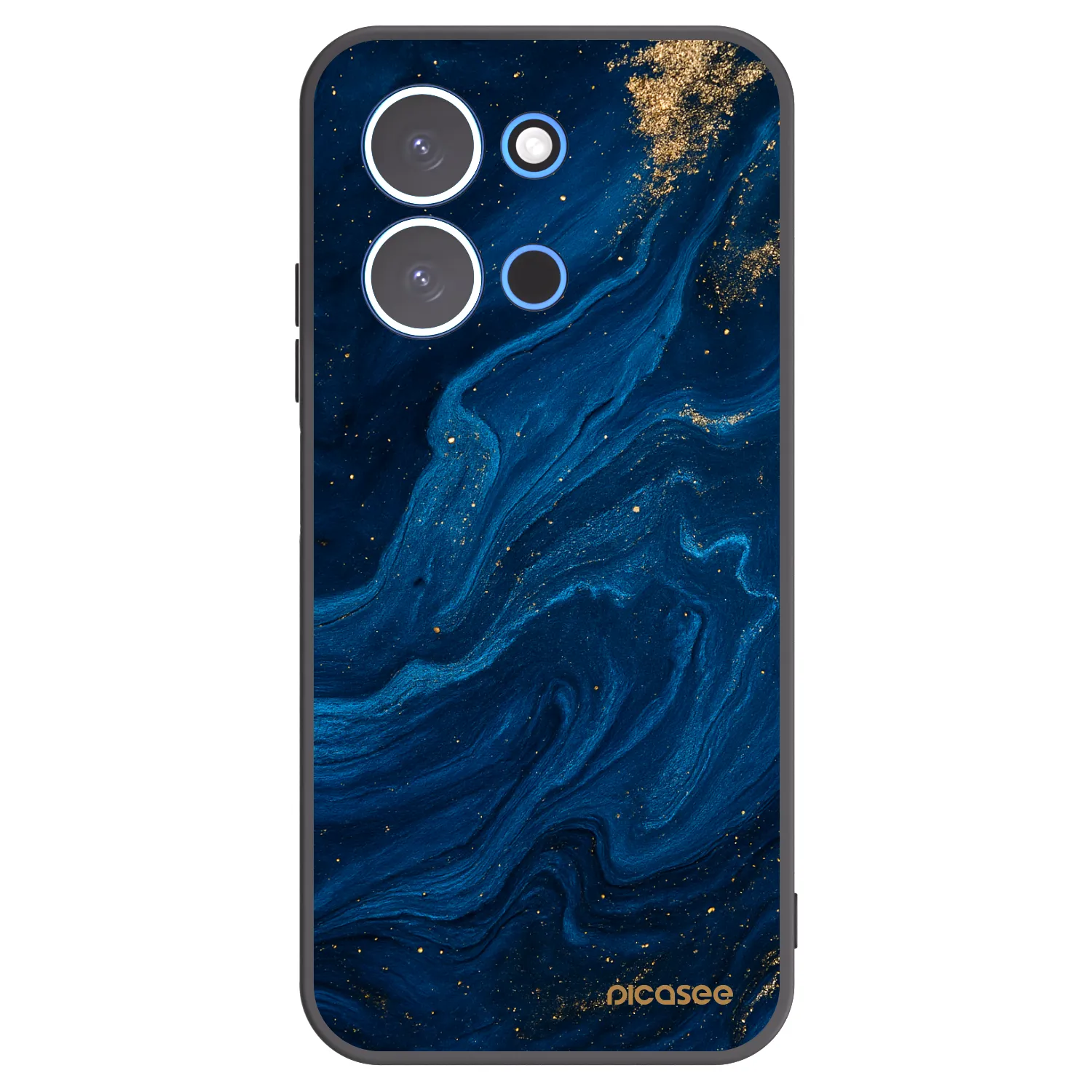 Silikónový čierny obal pre Xiaomi Redmi 15C 4G - Blue