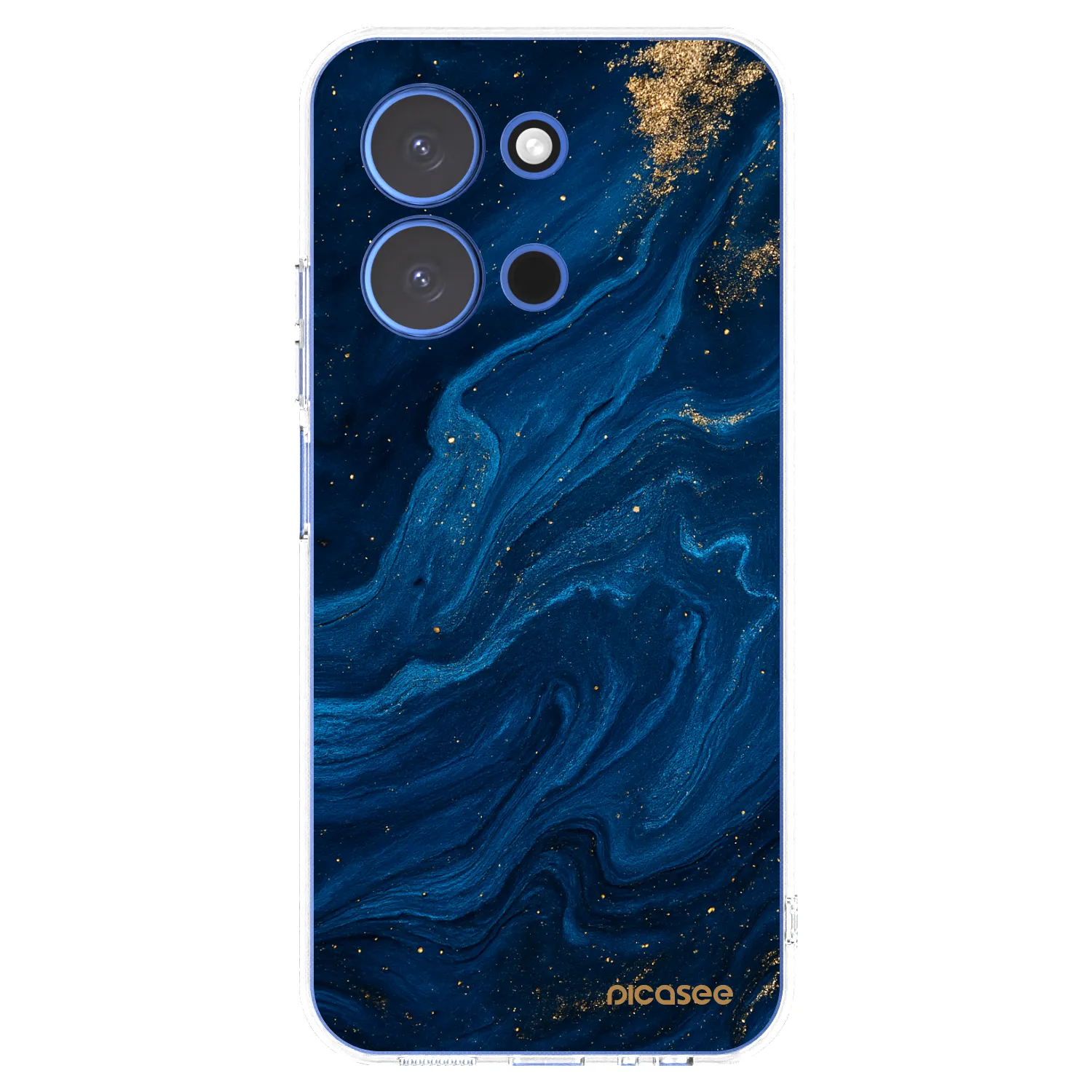 Silikónový prehľadný obal pre Xiaomi Redmi 15C 4G - Blue