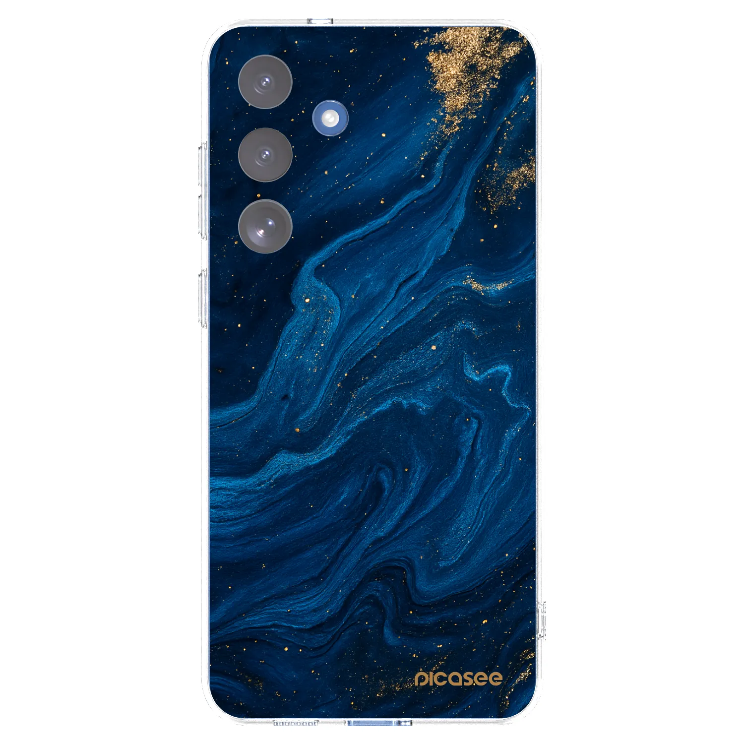 Picasee silikónový prehľadný obal pre Samsung Galaxy S25 FE 5G - Blue