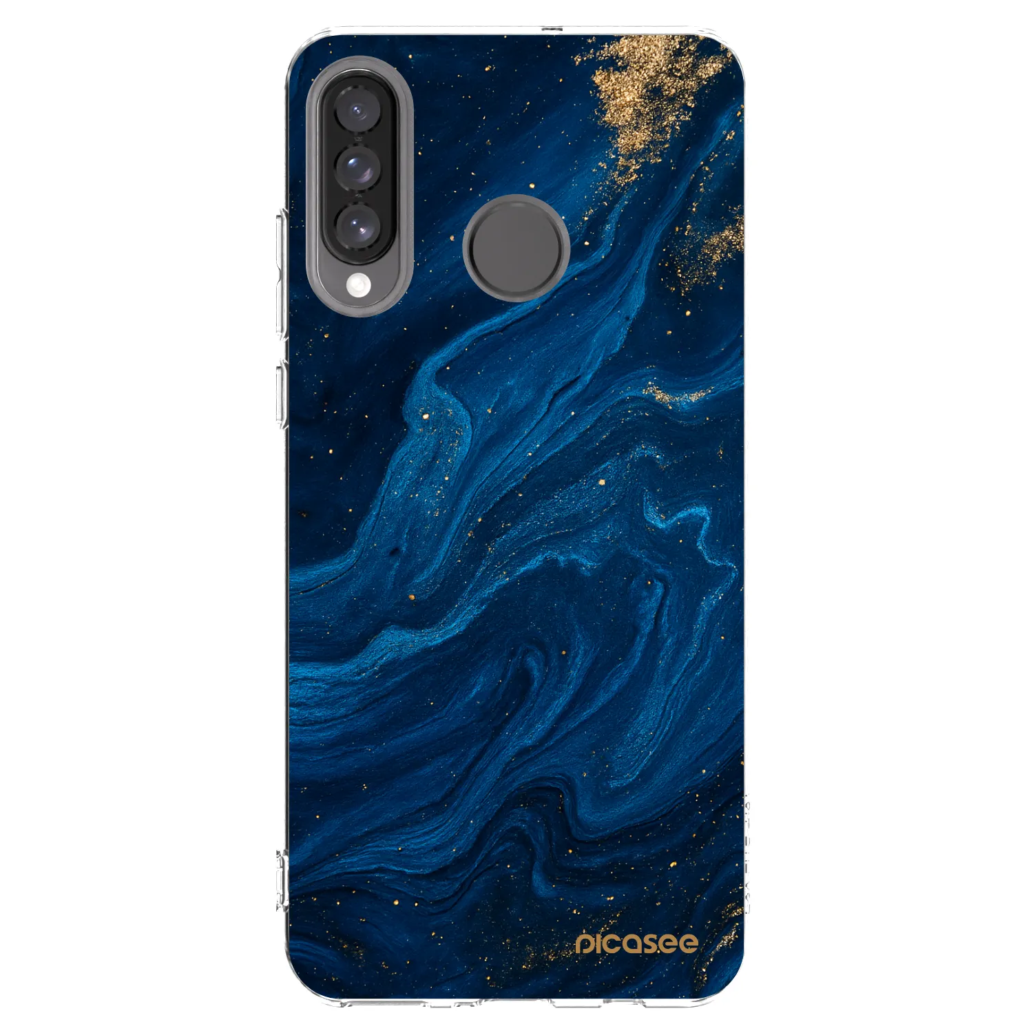 Silikónový prehľadný obal pre Huawei P30 Lite - Blue