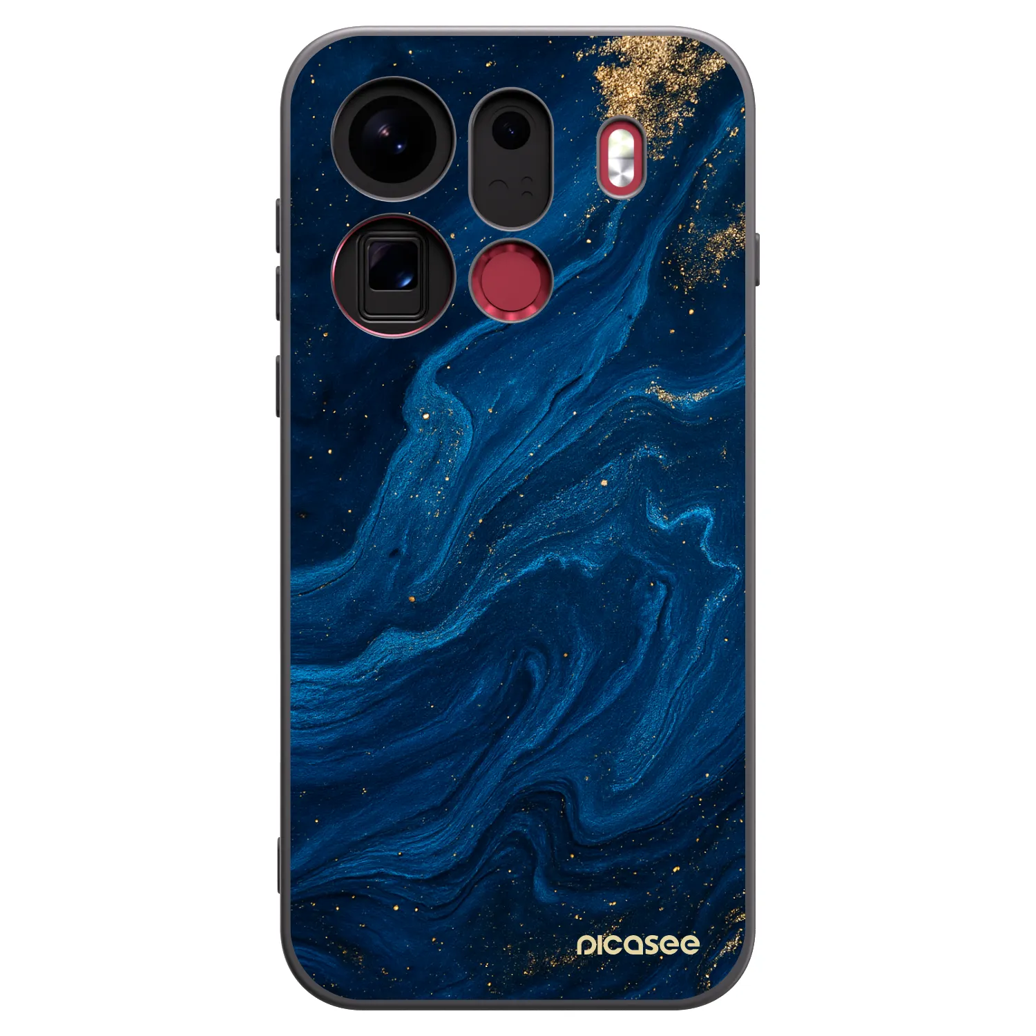 Picasee silikónový čierny obal pre OPPO Find X9 Pro - Blue