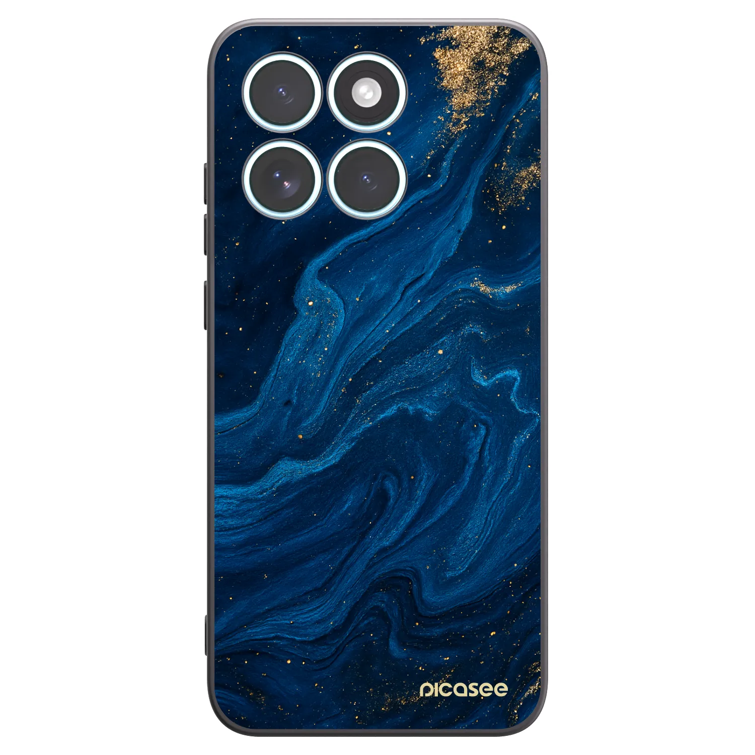 Picasee silikónový čierny obal pre Motorola Edge 70 Fusion - Blue