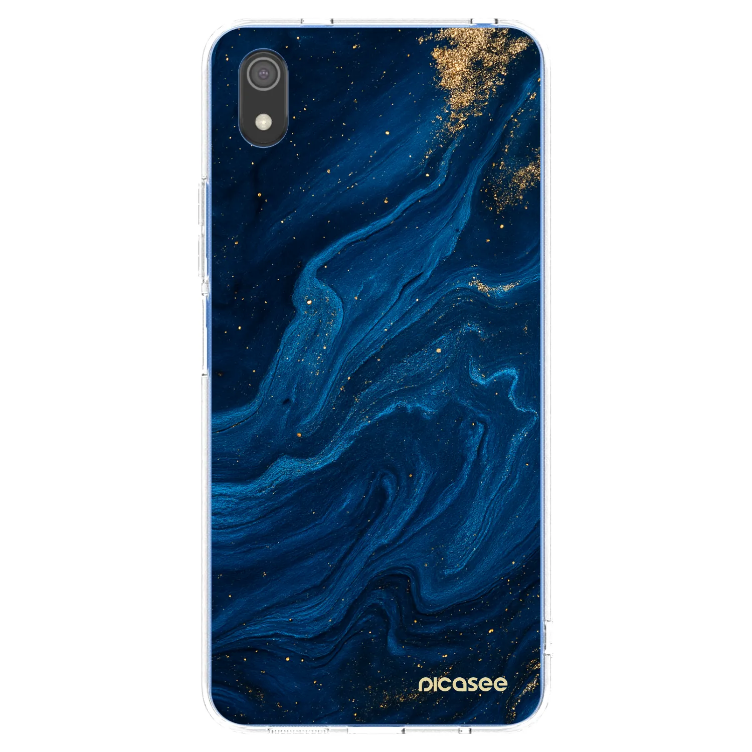 Picasee silikónový prehľadný obal pre Xiaomi Redmi 7A - Blue