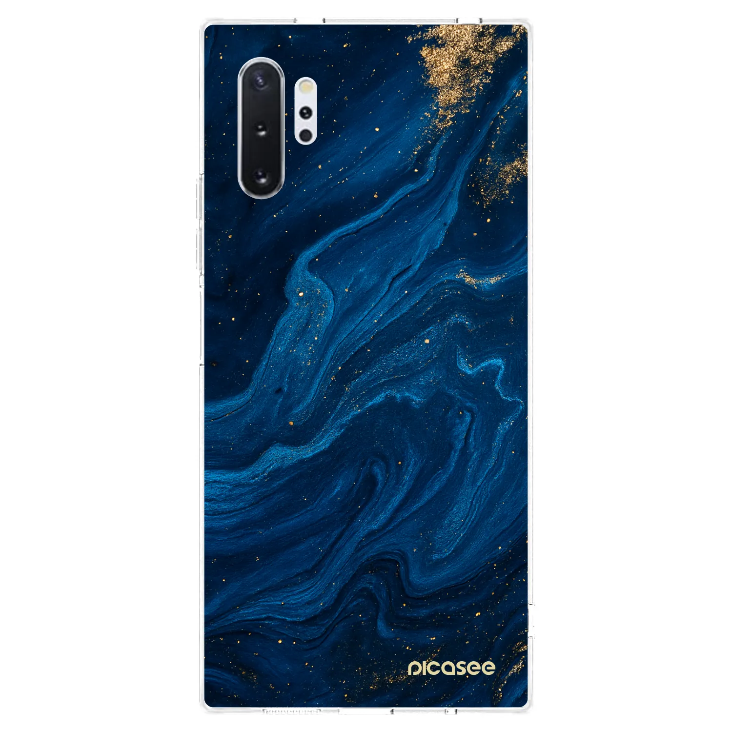 Picasee silikónový prehľadný obal pre Samsung Galaxy Note 10+ N975F - Blue