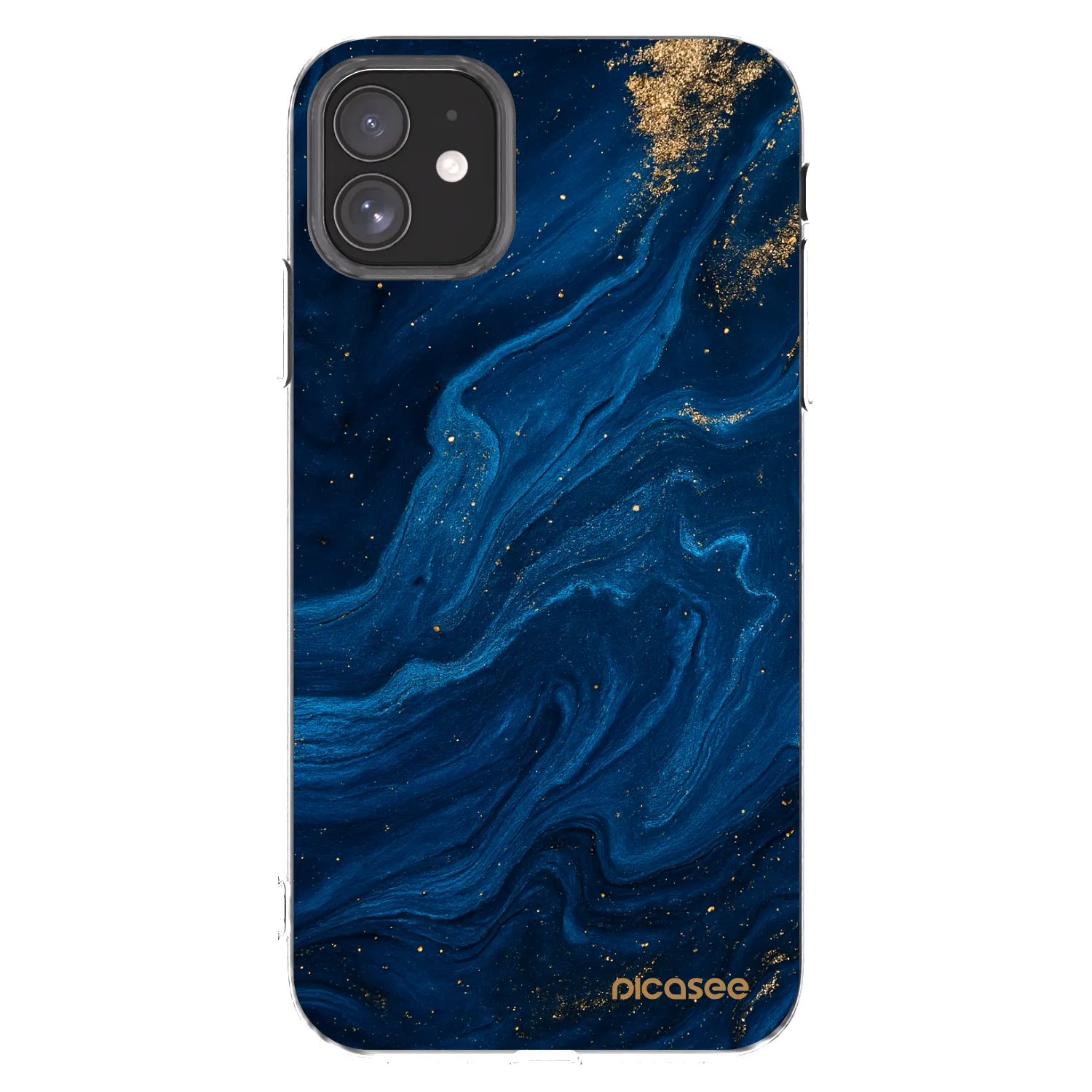 Silikónový prehľadný obal pre Apple iPhone 11 - Blue