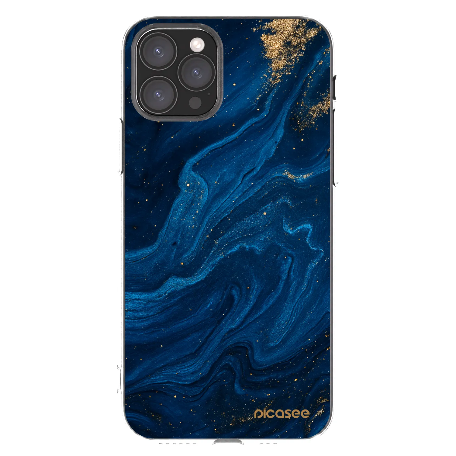 Picasee silikónový prehľadný obal pre Apple iPhone 11 Pro - Blue