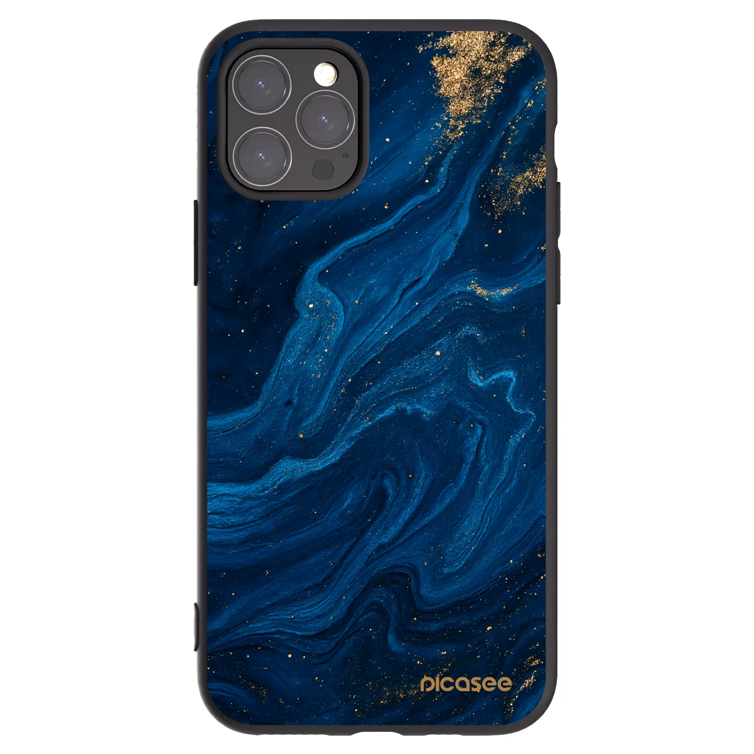 Picasee silikónový čierny obal pre Apple iPhone 11 Pro - Blue