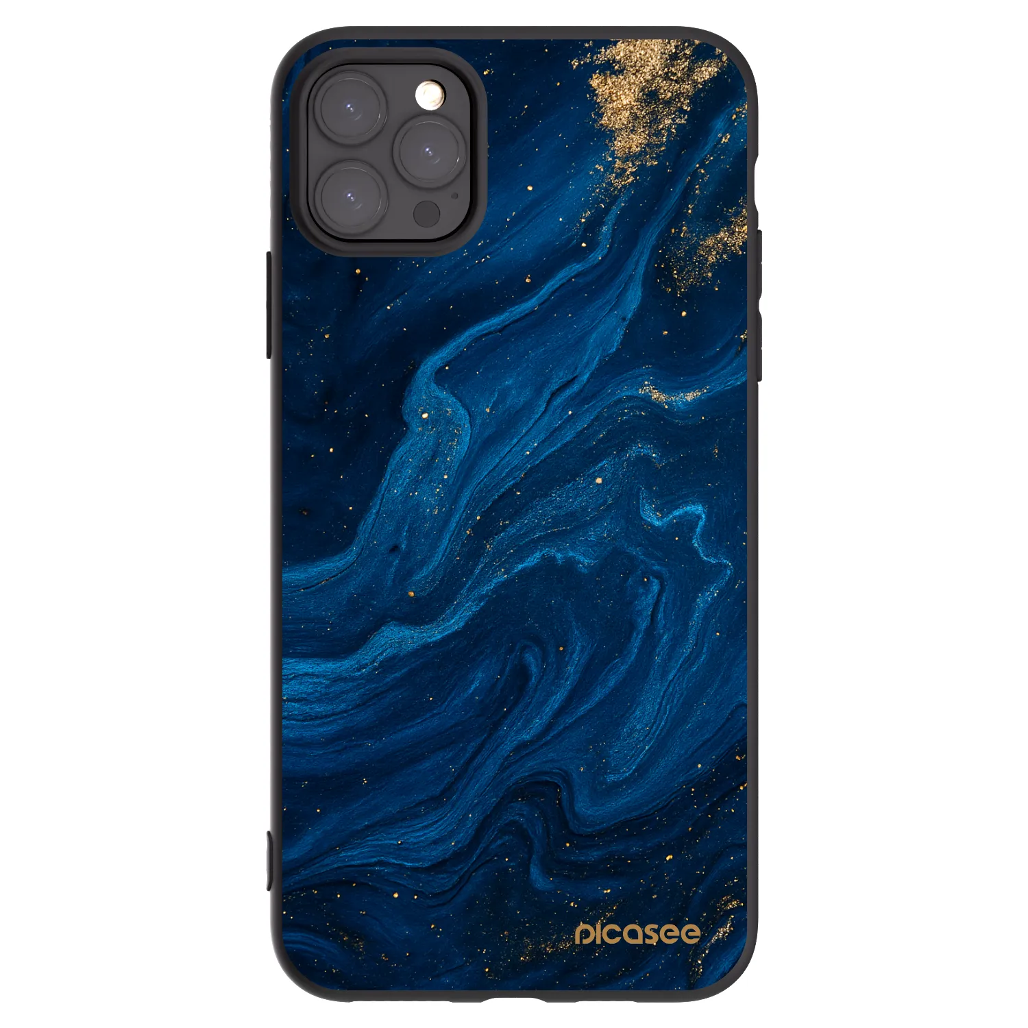 Picasee silikónový čierny obal pre Apple iPhone 11 Pro Max - Blue