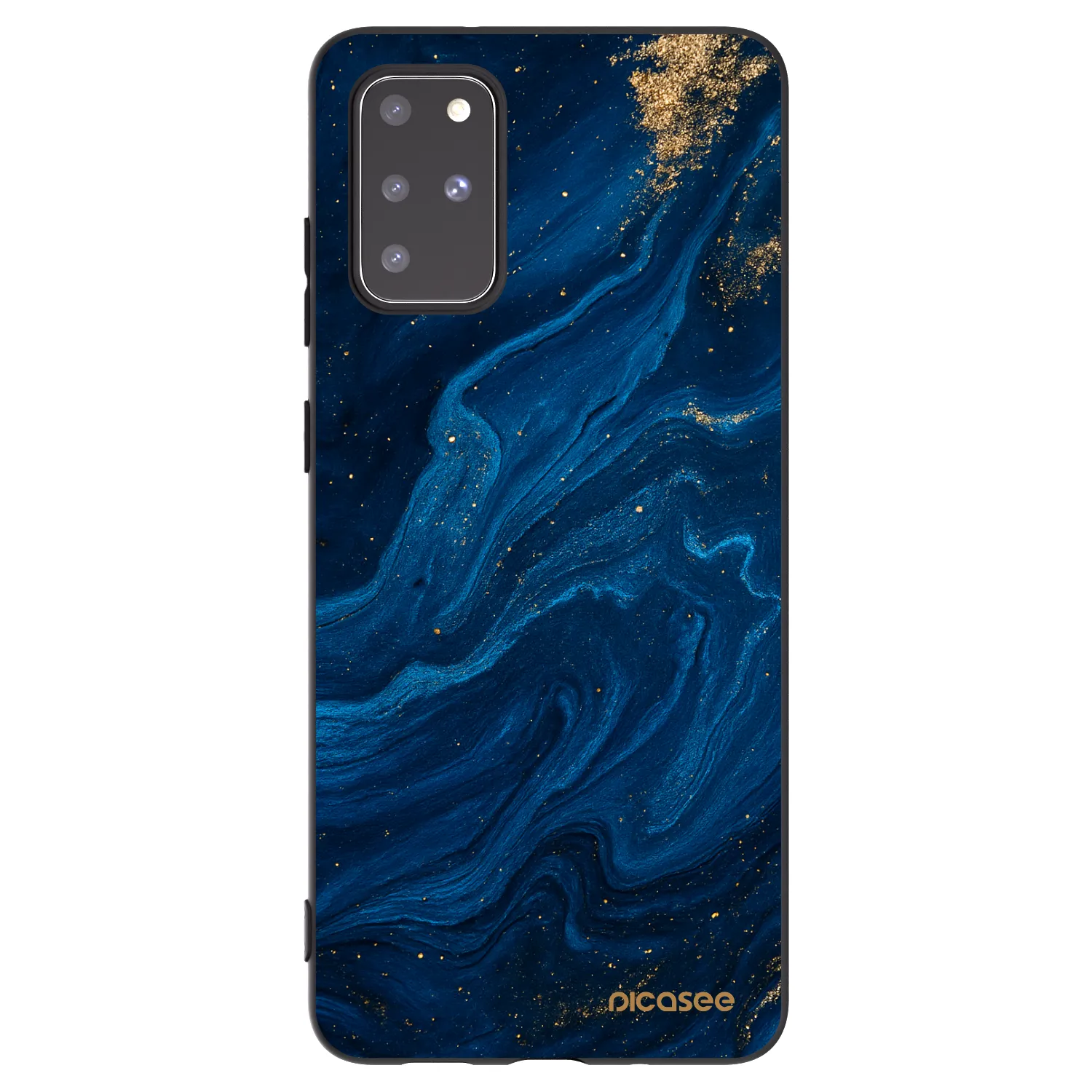 Picasee silikónový čierny obal pre Samsung Galaxy S20+ G985F - Blue