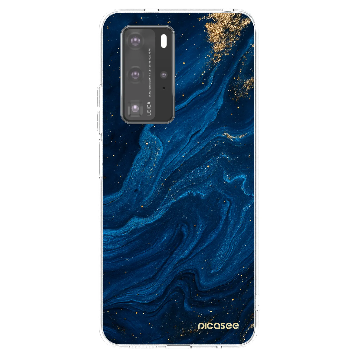 Picasee silikónový prehľadný obal pre Huawei P40 Pro - Blue