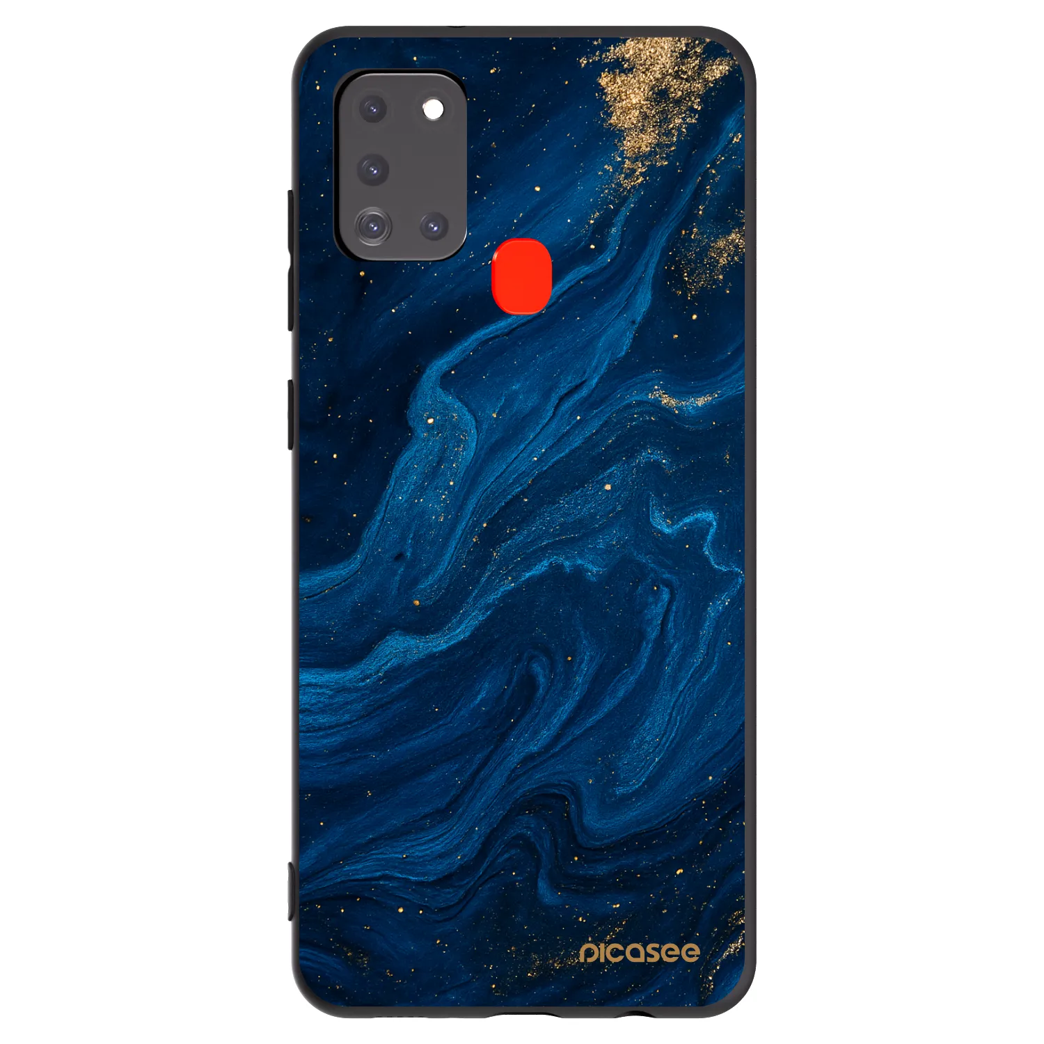 Picasee silikónový čierny obal pre Samsung Galaxy A21s - Blue