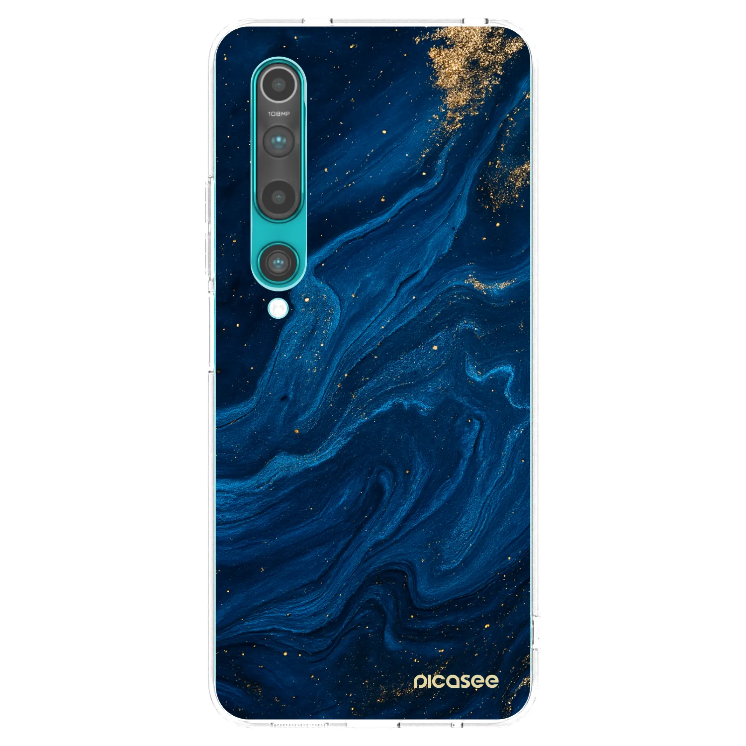 Picasee silikónový prehľadný obal pre Xiaomi Mi 10 - Blue