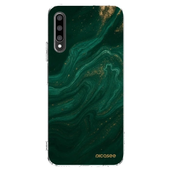 Picasee silikónový prehľadný obal pre Honor 9X Pro - Green