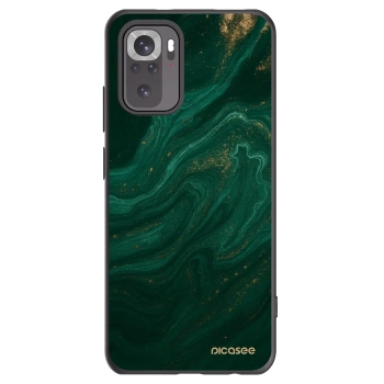 Picasee silikónový čierny obal pre Xiaomi Redmi Note 10 - Green