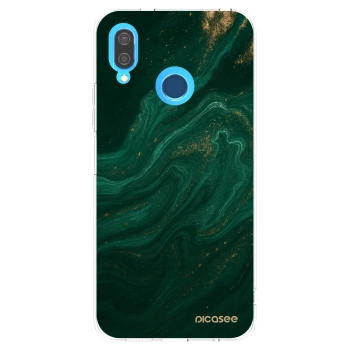 Picasee silikónový prehľadný obal pre Huawei P20 Lite - Green