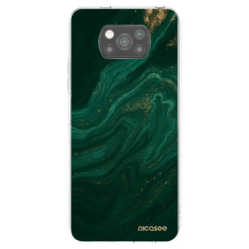 Picasee silikónový čierny obal pre Xiaomi Poco X3 Pro - Green