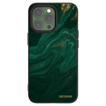 Picasee silikónový čierny obal pre Apple iPhone 13 Pro - Green