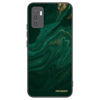 Picasee silikónový čierny obal pre Xiaomi Redmi Note 10 5G - Green