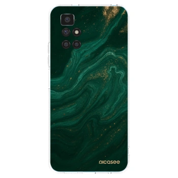 Picasee silikónový prehľadný obal pre Xiaomi Redmi 10 - Green