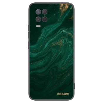 Picasee silikónový čierny obal pre Realme 8 5G - Green