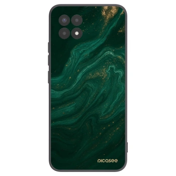 Picasee silikónový čierny obal pre Realme 8i - Green