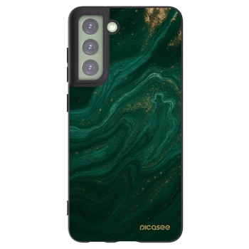 Picasee silikónový čierny obal pre Samsung Galaxy S21 FE 5G - Green