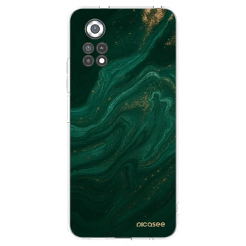 Picasee silikónový prehľadný obal pre Xiaomi Poco X4 Pro 5G - Green