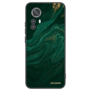 Picasee silikónový čierny obal pre Xiaomi 12 Pro - Green