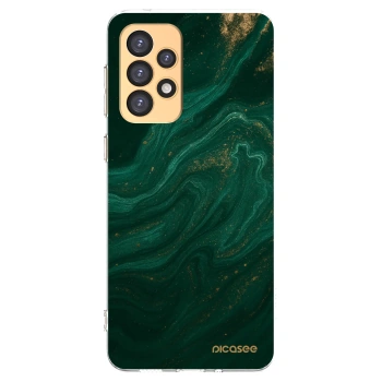 Picasee silikónový prehľadný obal pre Samsung Galaxy A33 5G A336 - Green