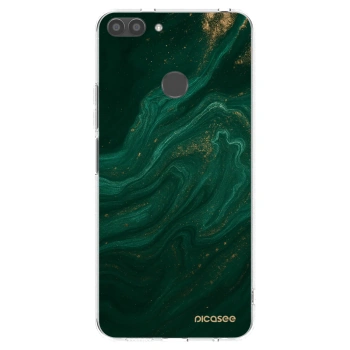 Picasee silikónový prehľadný obal pre Huawei P Smart - Green
