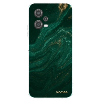 Picasee silikónový prehľadný obal pre Xiaomi Poco X5 - Green