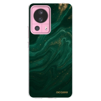 Picasee silikónový prehľadný obal pre Xiaomi 13 Lite - Green
