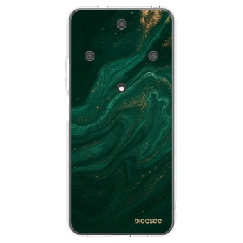 Picasee silikónový prehľadný obal pre Honor Magic5 Lite 5G - Green