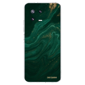 Picasee silikónový prehľadný obal pre Xiaomi 13 Pro - Green