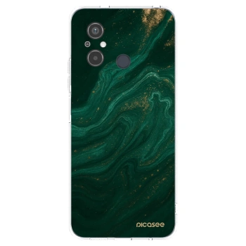 Picasee silikónový prehľadný obal pre Xiaomi Redmi 12C - Green
