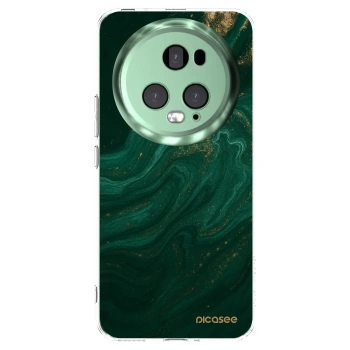 Picasee silikónový prehľadný obal pre Honor Magic5 Pro - Green