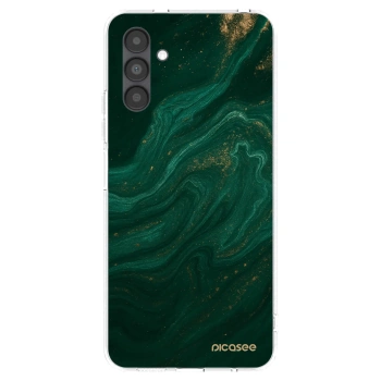 Picasee silikónový prehľadný obal pre Samsung Galaxy A04s A047F - Green