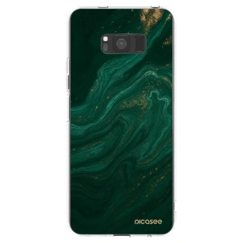 Picasee silikónový prehľadný obal pre Samsung Galaxy S8 G950F - Green