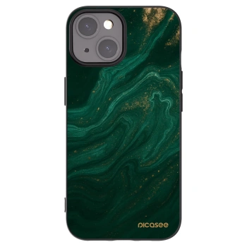 Picasee silikónový čierny obal pre Apple iPhone 15 - Green