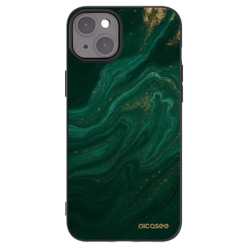 Picasee silikónový čierny obal pre Apple iPhone 15 Plus - Green