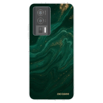 Picasee silikónový prehľadný obal pre Xiaomi Poco F5 Pro 5G - Green