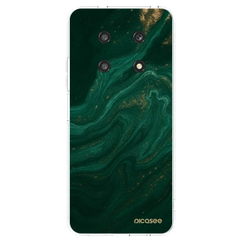 Picasee silikónový prehľadný obal pre Honor Magic4 Lite 5G - Green