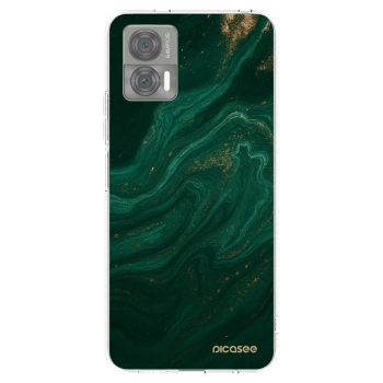 Picasee silikónový prehľadný obal pre Motorola Edge 30 Neo - Green