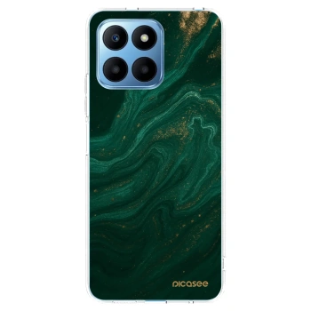 Picasee silikónový prehľadný obal pre Honor 70 Lite - Green