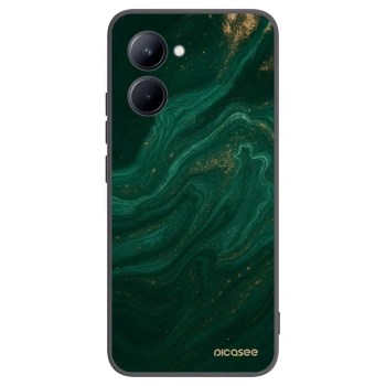 Picasee silikónový čierny obal pre Realme C33 (2023) - Green