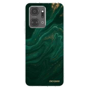 Picasee silikónový prehľadný obal pre Honor X7a - Green