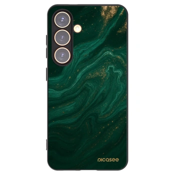 Picasee silikónový čierny obal pre Samsung Galaxy S24 S921B 5G - Green