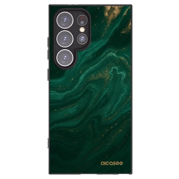 Picasee silikónový čierny obal pre Samsung Galaxy S24 Ultra S928B 5G - Green