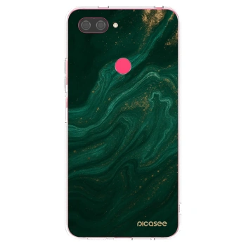 Picasee silikónový prehľadný obal pre Xiaomi Mi 8 Lite - Green